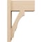 Ekena Millwork 8-in W x 16-in D x 24-in H Balboa Block Rough Cedar Woodgrain TimberThane Outlooker, Primed Tan OUTUR080X16X24BOA44RCPR - alternate 5